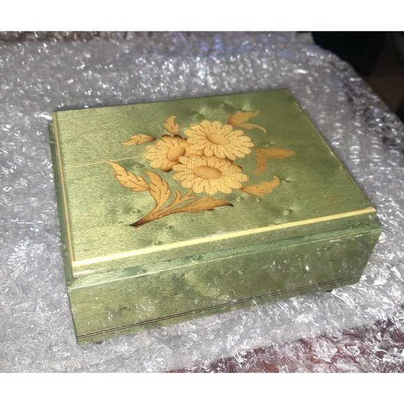 Vintage Sorrento Reuge Swiss Handcrafted 18 Note Wind-Up Trinket Music Box RARE - Picture 4 of 8